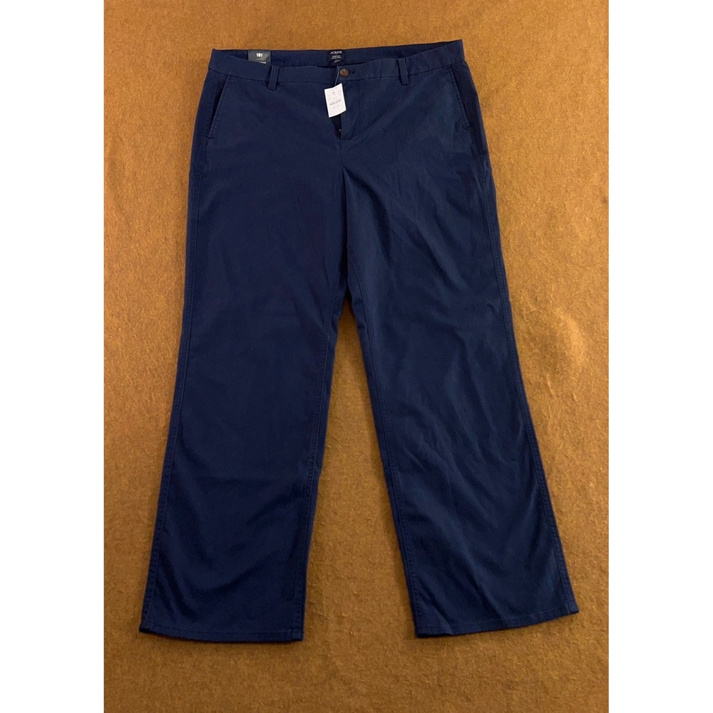 J.Crew Womens 18T Navy Blue Everyday Chino Pants NWT